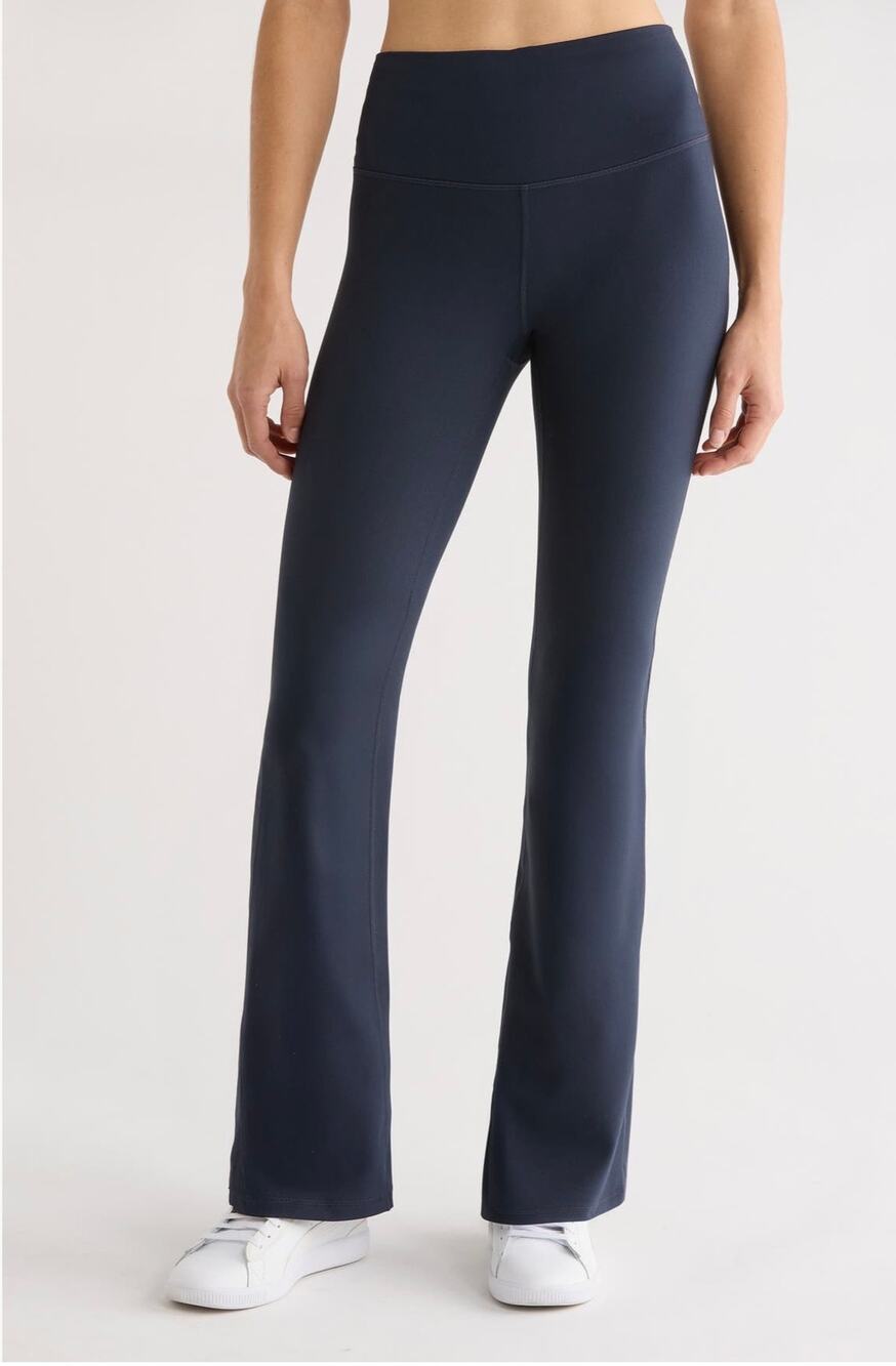 Zella Live In Flare Leggings Navy Sapphire Size S (New)